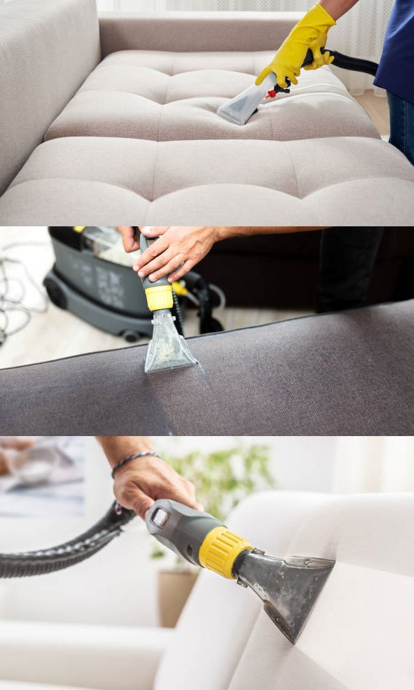 Sofa cleaning by steam in Toronto
